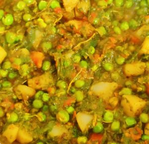 Aloo Matar ki sabji