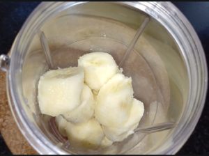 Healthy banana smoothie