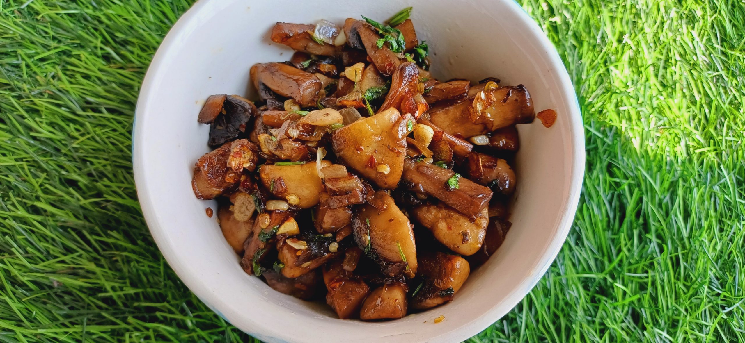 Butter Garlic Mushrooms Recipe