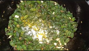 Karchikayi palya recipe