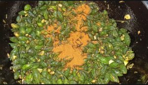 Karchikayi palya recipe