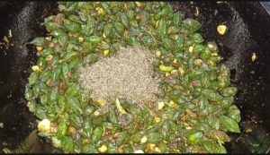 Karchikayi palya recipe